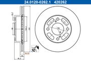 Bremsscheibe SUZUKI CELERIO