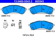 Bremsbelagsatz, Scheibenbremse FORD RANGER