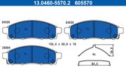 Bremsbelagsatz, Scheibenbremse MITSUBISHI L 200 / TRITON