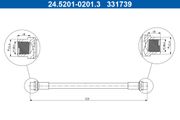 Bremsschlauch AUDI 80
