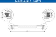 Bremsschlauch AUDI