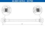 Bremsschlauch BMW 8