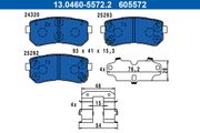 Bremsbelagsatz, Scheibenbremse HYUNDAI ix35