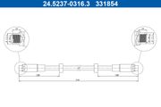 Bremsschlauch AUDI ALLROAD
