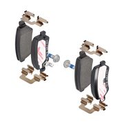 Bremsbelagsatz, Scheibenbremse ATE Ceramic OPEL MERIVA