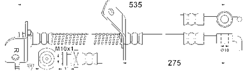 Produktbild für Bremsschlauch