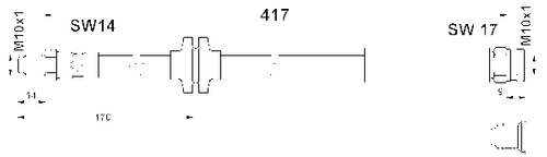 Produktbild für Bremsschlauch