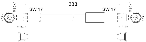 Produktbild für Bremsschlauch