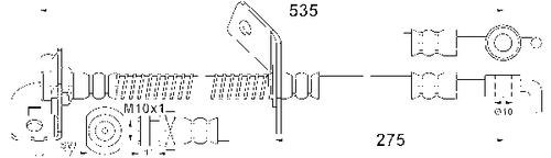Produktbild für Bremsschlauch