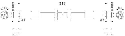 Produktbild für Bremsschlauch