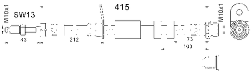 Produktbild für Bremsschlauch