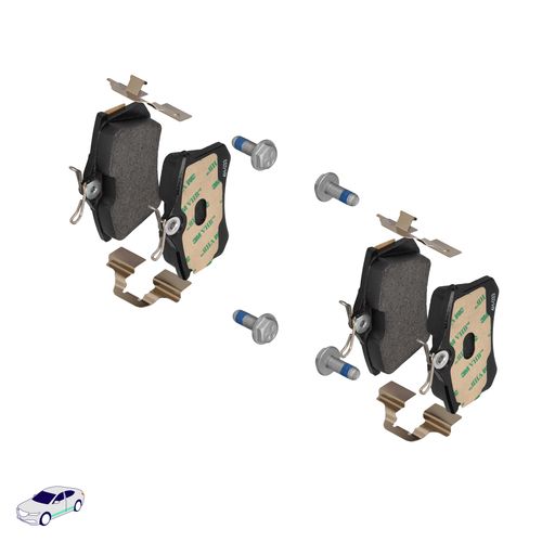 Produktbild für Bremsbelagsatz, Scheibenbremse