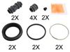 Produktbild für Reparatursatz, Bremssattel