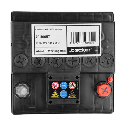 Produktbild für Premium Starterbatterie - 12V, 42 Ah, 390 A