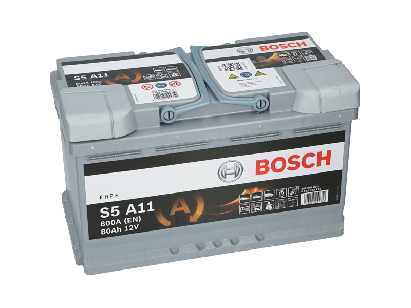 Starterbatterie S5A - 12V 80Ah 800A | Bosch (0092S5A110) Akku ...
