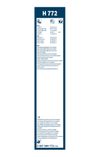 Produktbild für Wischblatt Rear