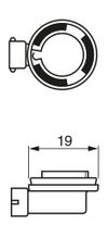 Produktbild für Glühlampe, Nebelscheinwerfer