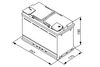 Produktbild für Starterbatterie S5A AGM, 12 V, 95 Ah, 850 A