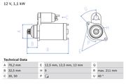 Starter VW CADDY