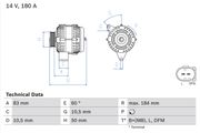 Generator MERCEDES-BENZ R-KLASSE