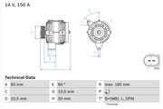 Generator MERCEDES-BENZ S-KLASSE