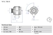 Generator NISSAN QASHQAI