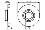 Bremsscheibe RENAULT TRAFIC