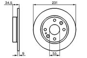 Bremsscheibe MAZDA 5