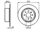 Bremsscheibe OPEL