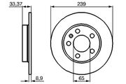 Bremsscheibe VW BORA
