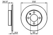 Bremsscheibe VW POLO