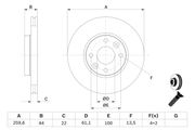 Bremsscheibe NISSAN NOTE