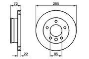 Bremsscheibe MERCEDES-BENZ SPRINTER