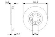 Bremsscheibe ALFA ROMEO SPIDER
