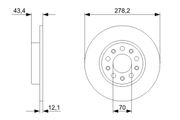Bremsscheibe ALFA ROMEO SPIDER