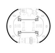 Bremsbackensatz, Feststellbremse ALFA ROMEO