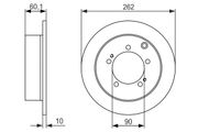 Bremsscheibe MITSUBISHI