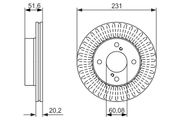 Bremsscheibe NISSAN PIXO