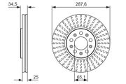Bremsscheibe VW GOLF