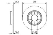 Bremsscheibe PEUGEOT 308