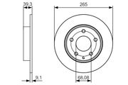 Bremsscheibe MAZDA 3