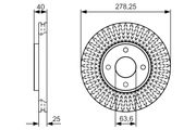 Bremsscheibe FORD ECOSPORT