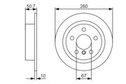 Bremsscheibe MINI