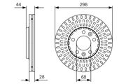 Bremsscheibe OPEL VIVARO