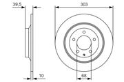 Bremsscheibe MAZDA 5