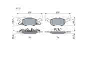Bremsbelagsatz, Scheibenbremse FORD FOCUS
