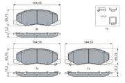 Bremsbelagsatz, Scheibenbremse OPEL INSIGNIA