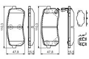 Bremsbelagsatz, Scheibenbremse KIA CARNIVAL