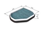 Filter, Innenraumluft + MERCEDES-BENZ SLK