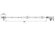 Sensor, Raddrehzahl MITSUBISHI